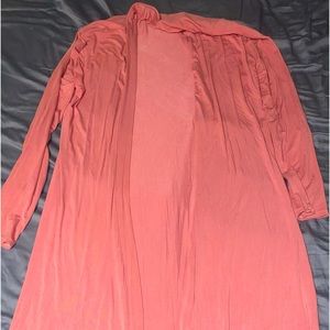 Open Front Smooth Cardigan